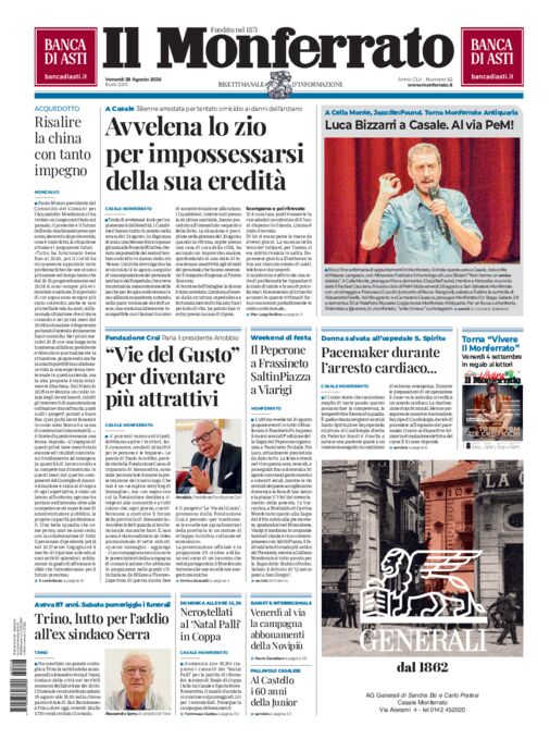 Il Monferrato - Edizione 62 del 28/08/2026